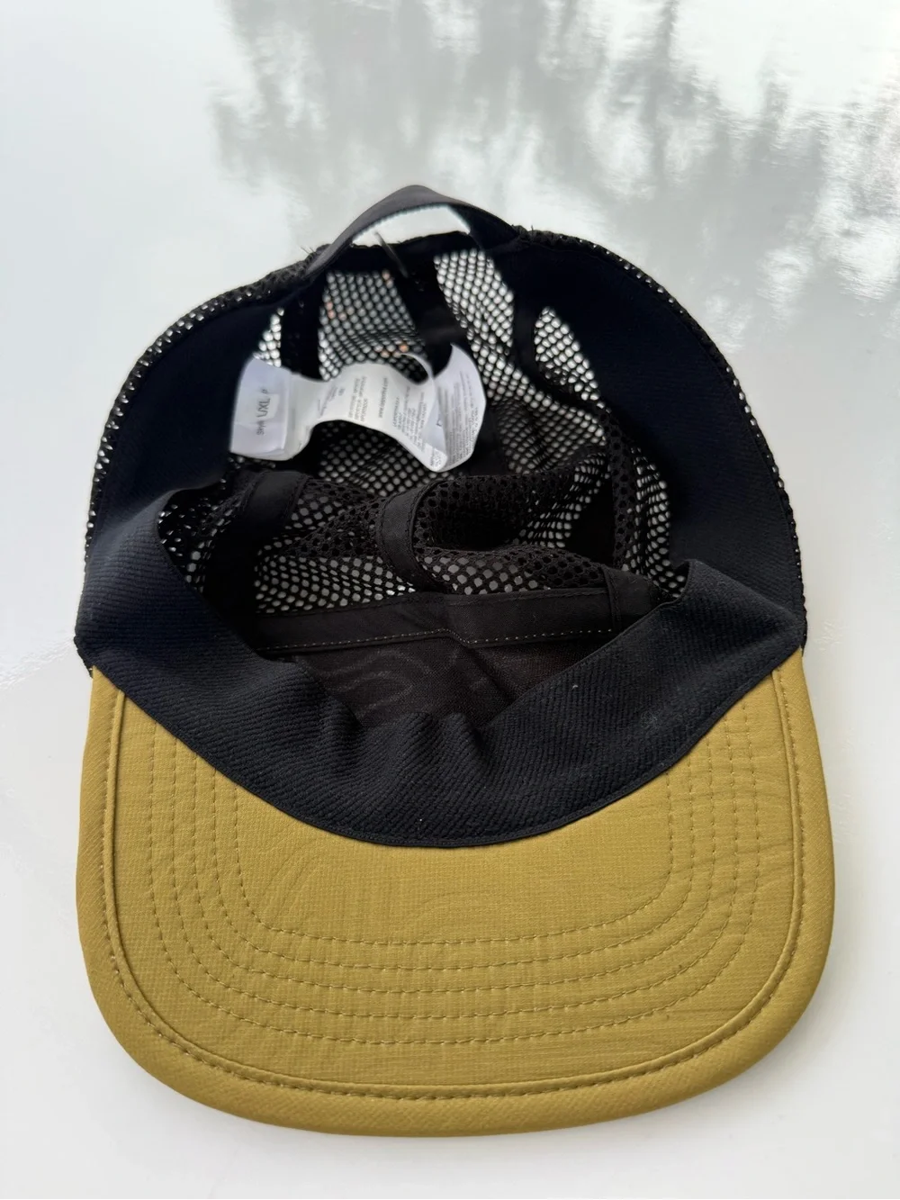 La Sportiva Mustard Yellow and Black Mesh Cap